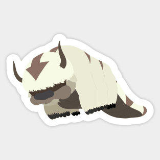 Flying Appa Sticker